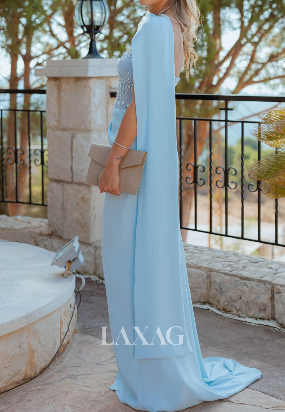 Sweetheart Sleeveless Satin Pleated Mermaid Prom Dress Off-Shoulder Beaded Sequined Party Gowns