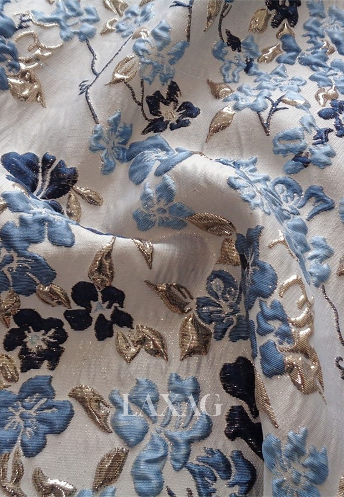 Off-Shoulder Asymmetrical-Neck A-Line Evening Dress Sleeveless Floor-Length Jacquard Formal Gowns