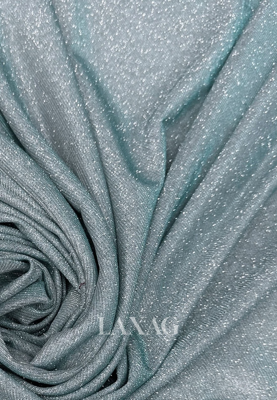 Sweetheart Long-Sleeves Mermaid Evening Dress Glitter-Knit Pleated Floor-Length Formal Gowns