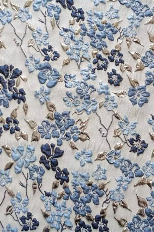 Floor-Length V-Neck Straps Sleeveless Jacquard Satin Pleated A-Line Evening Dress