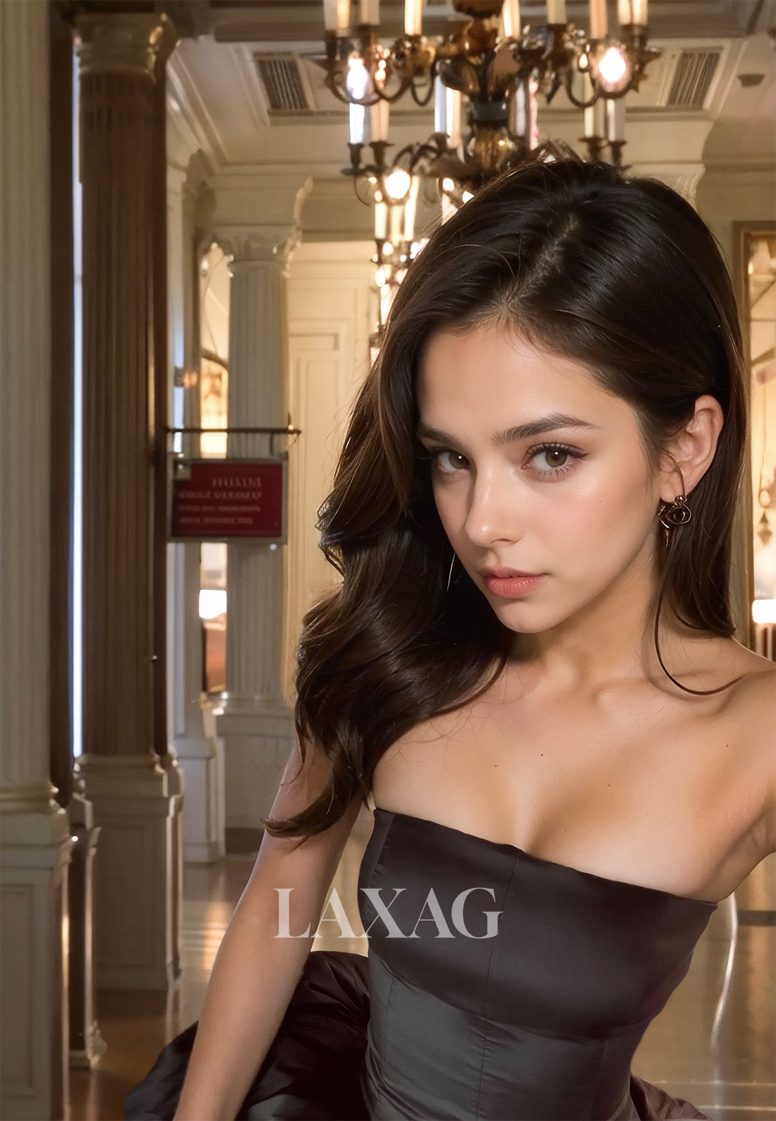 Tube Top Sleeveless A-Line Prom Dress Off-Shoulder Pleated Floor-Length Formal Gowns