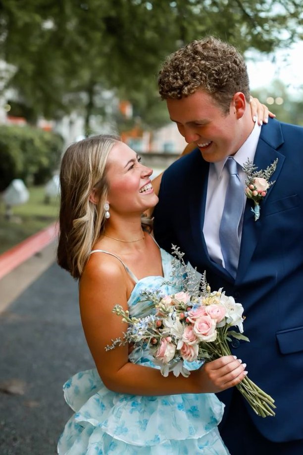 Sweetheart Spaghetti Straps Floor-Length Pleated Print-Tulle A-Line Long Prom Dress