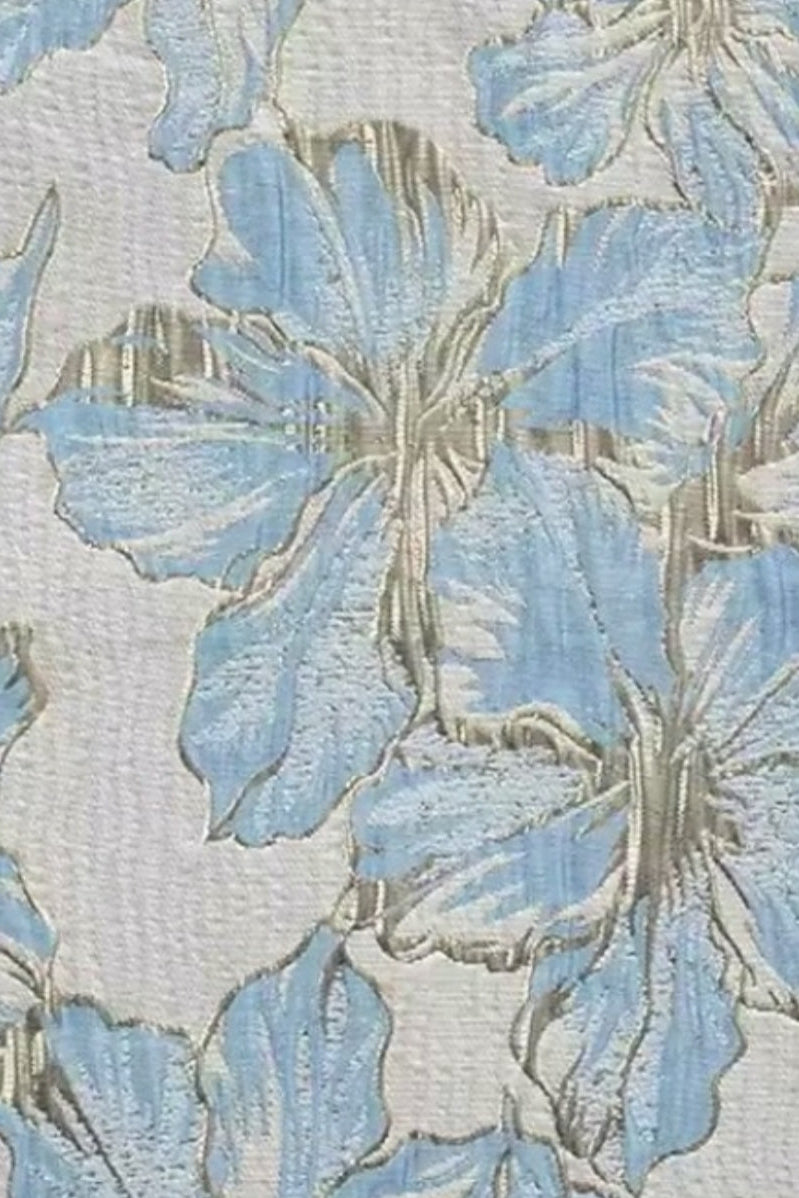 Asymmetrical-Neck Sleeveless Ankle-Length Jacquard Satin A-Line Mother of the Bride Dress