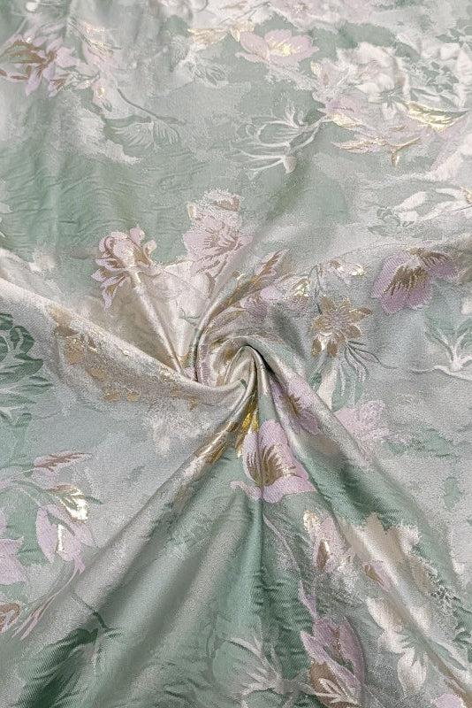 Tube Top Off-Shoulder Sleeveless Jacquard Satin Pleated Ankle-Length A-Line Evening Dress