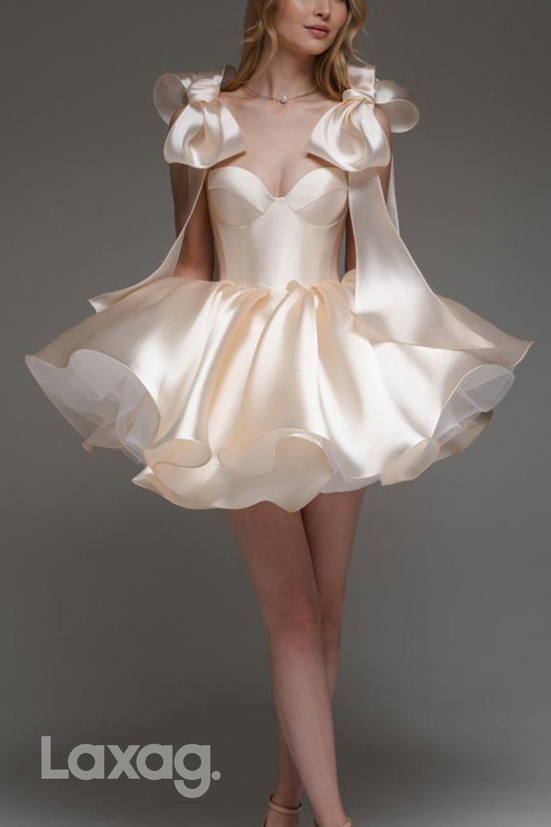 silk formal dress short Short Fitted Satin Formal Cocktail Dress