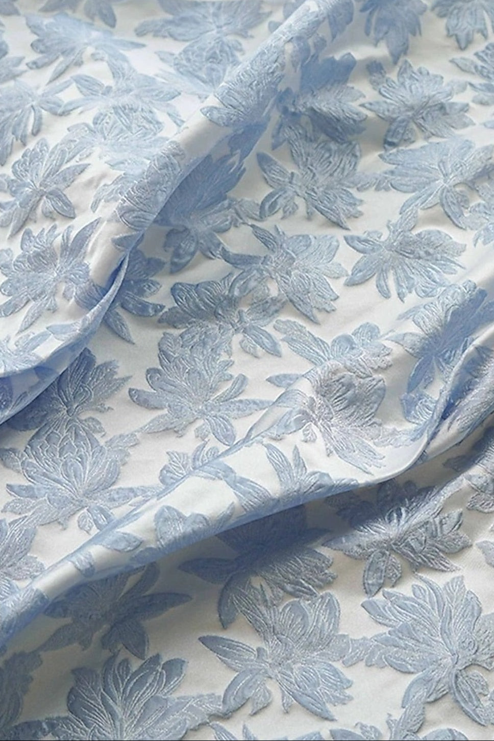 Floral Jacquard Bateau Neck A-Line Formal Dress