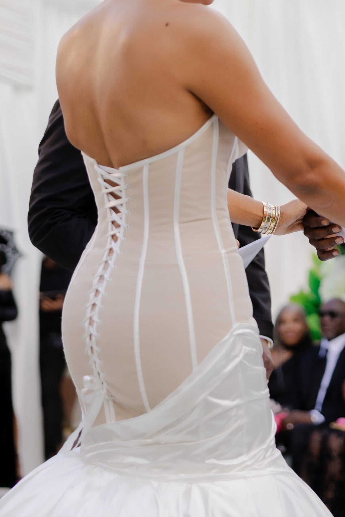 Strapless Corset Mermaid Wedding Dress