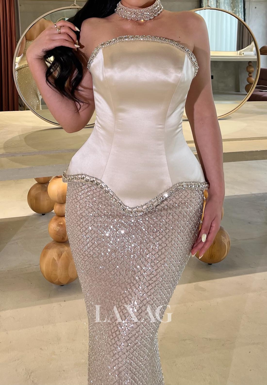 فستان سهرة حورية البحر من التول والساتان، بدون أكمام، بدون أكمام، بدون أكمام، مع قفازات، بدون أكمام، بدون أكمام، بدون أكمام، بدون أكمام، مع قفازات