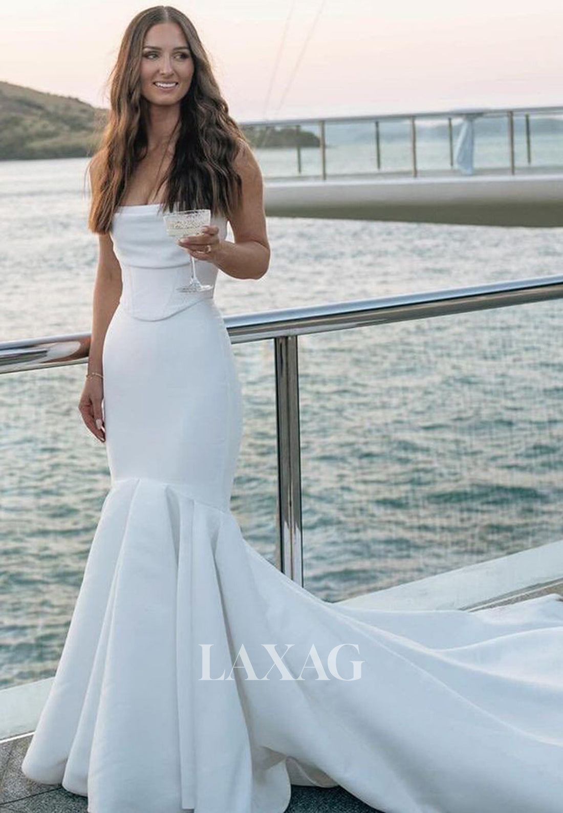 tube top mermaid wedding dress Tube Top Sparkling Sequins Mermaid Tulle Prom Dress