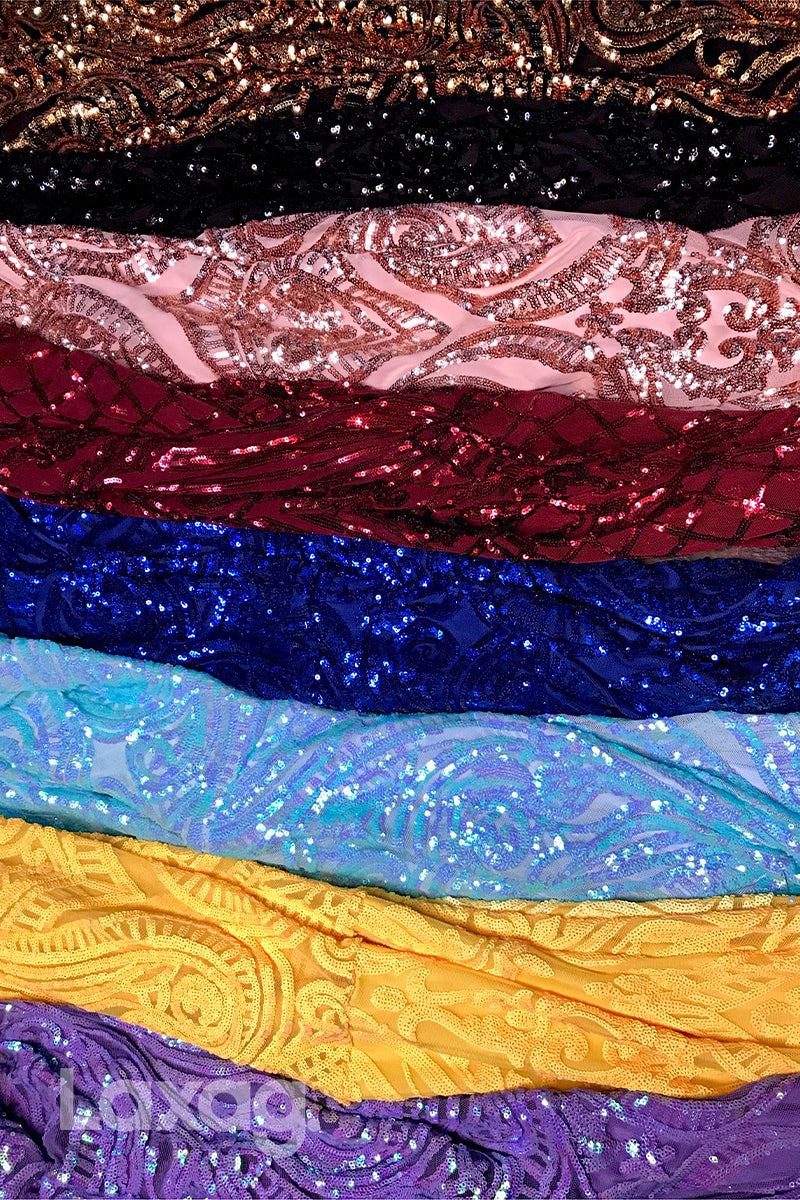 13150 - Purple Low V-Neck Glitter Ruched Sequined Homecoming Dress