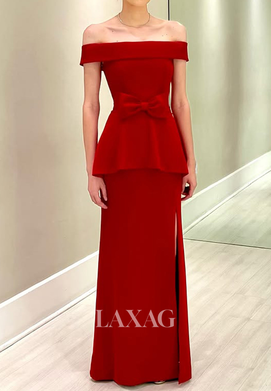 red fitted tube dress Women's Solid Color Strapless Tube Bodycon Midi Dress, Stretch Sexy Casual Elegant, Slim Fitted Women's Dress For Summer