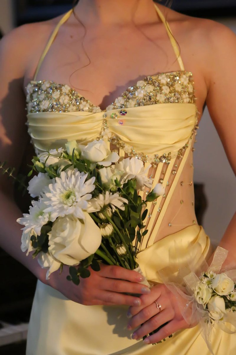 Halter-Sweetheart Sleeveless Sequined Beaded Satin Pleated Mermaid Prom Dress with Slit