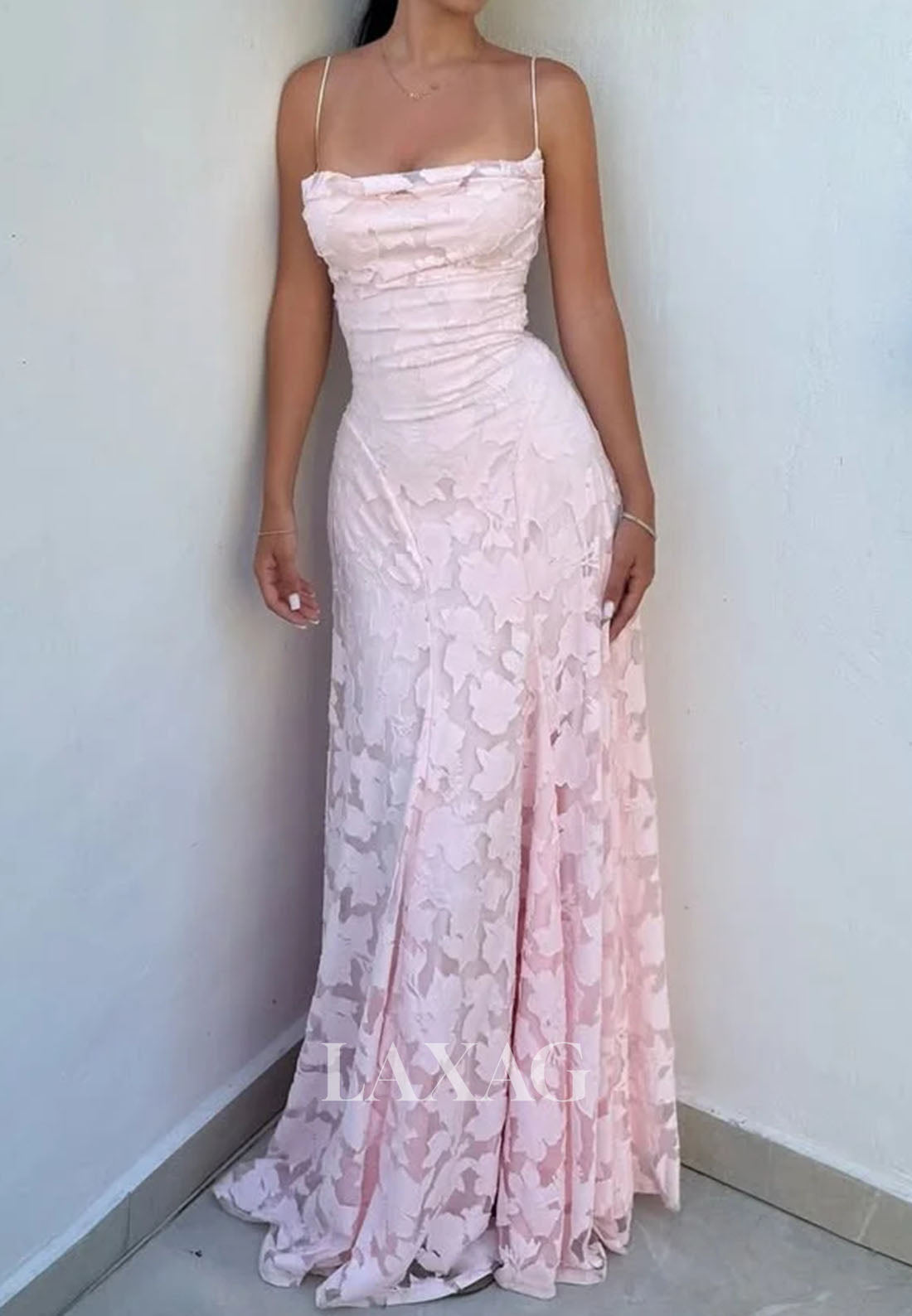 Tube Top Spaghetti Straps Mermaid Prom Dress Sleeveless Applique Pleated Satin Party Gowns