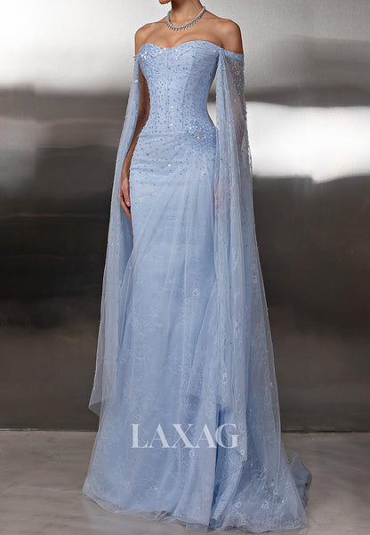 فستان سهرة حورية البحر من التول والساتان، بدون أكمام، بدون أكمام، بدون أكمام، مع قفازات، بدون أكمام، بدون أكمام، بدون أكمام، بدون أكمام، مع قفازات