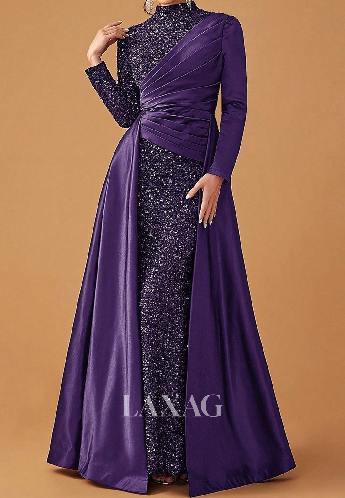 فستان سهرة حورية البحر من التول والساتان، بدون أكمام، بدون أكمام، بدون أكمام، مع قفازات، بدون أكمام، بدون أكمام، بدون أكمام، بدون أكمام، مع قفازات