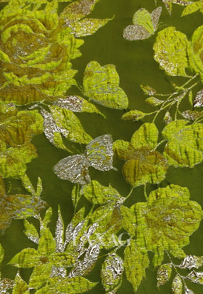 V-Neck 3/4-Sleeves A-Line Evening Dress Tea-Length Jacquard Tulle Pleated Formal Gowns