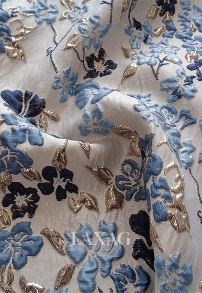 Off-Shoulder Asymmetrical-Neck A-Line Evening Dress Sleeveless Floor-Length Jacquard Formal Gowns