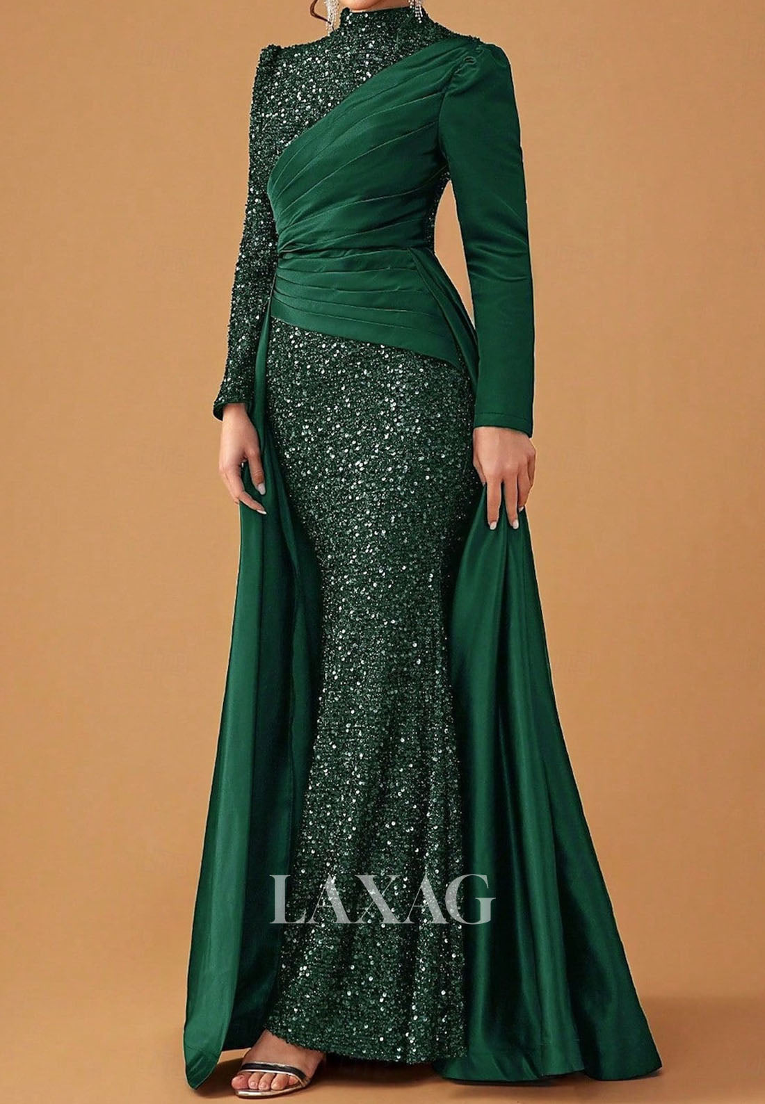 فستان سهرة حورية البحر من التول والساتان، بدون أكمام، بدون أكمام، بدون أكمام، مع قفازات، بدون أكمام، بدون أكمام، بدون أكمام، بدون أكمام، مع قفازات