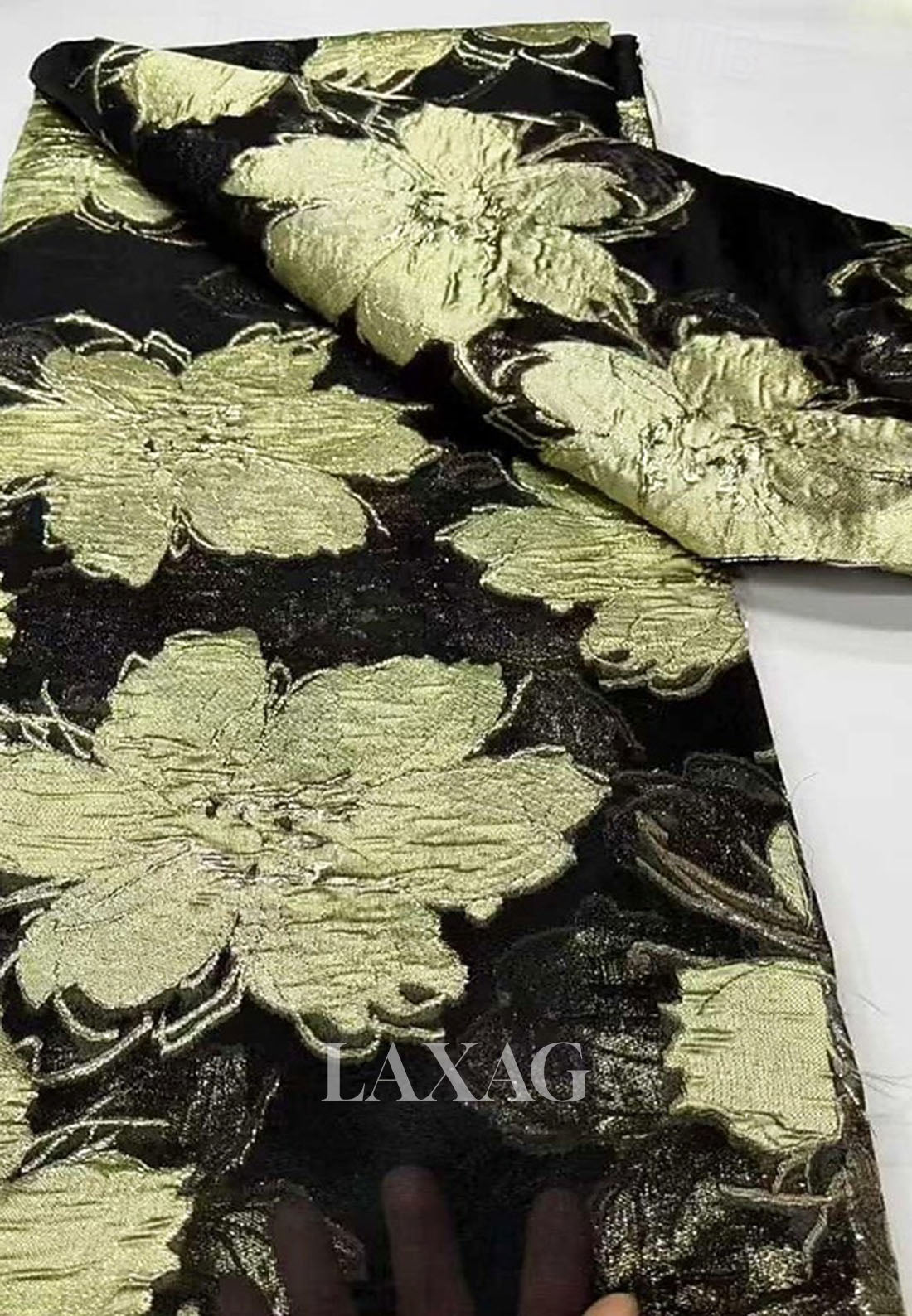 Tube Top One-Strap Sleeveless Jacquard Tulle Pleated Floor-Length A-Line Evening Dress