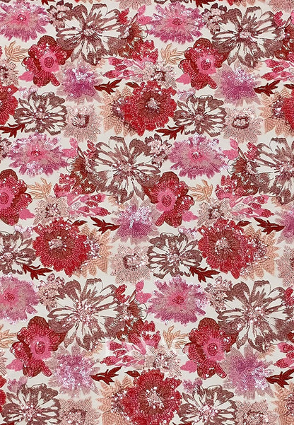 Deep V-Neck Long-Sleeves Floor-Length Formal Gowns Sequined Applique Satin Mermaid Evening Dress