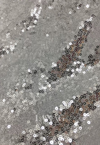 V-Neck Long-Sleeves Floor-Length Formal Gowns Sequined Satin Trumpet Mermaid Evening Dress