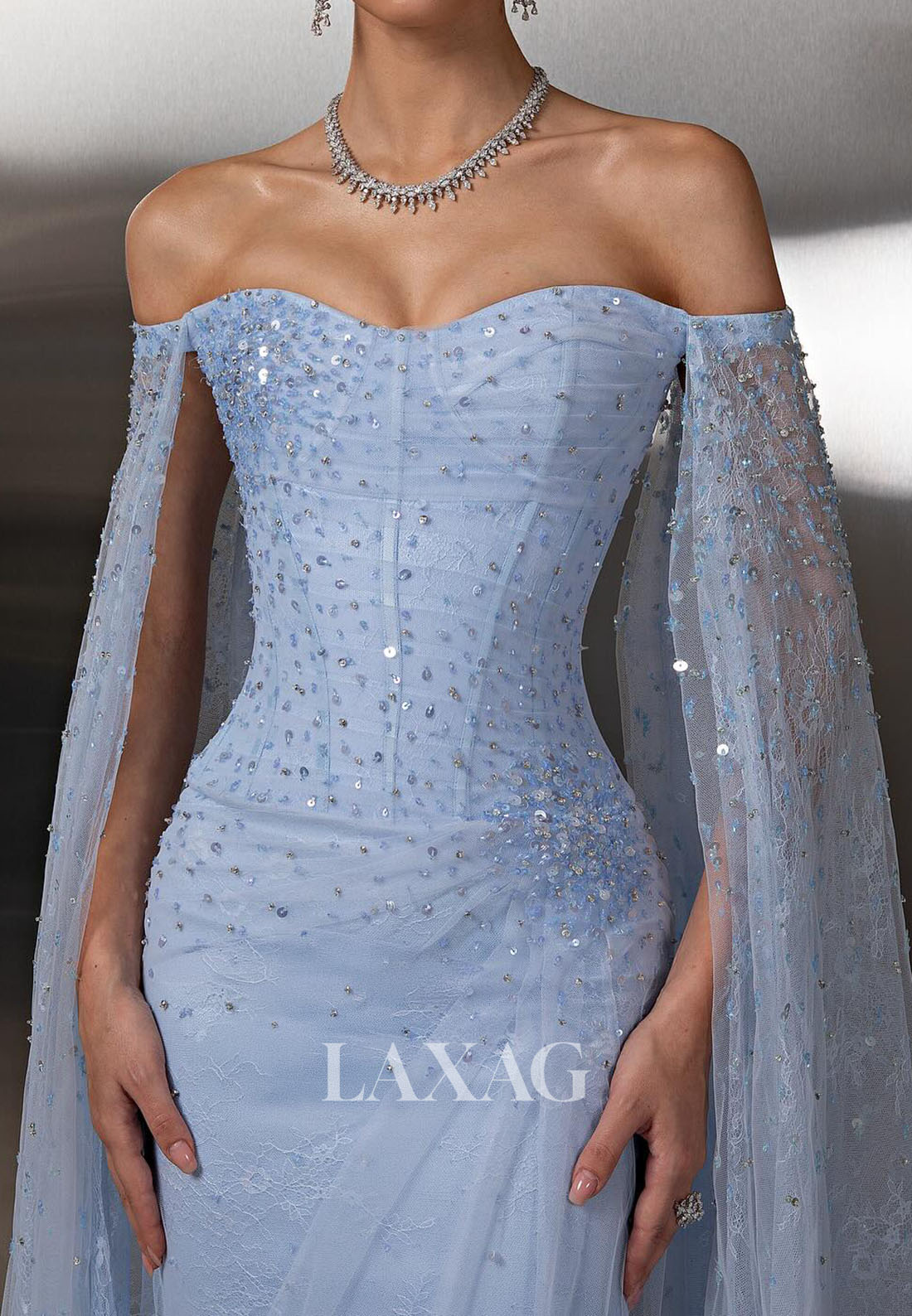 فستان سهرة حورية البحر من التول والساتان، بدون أكمام، بدون أكمام، بدون أكمام، مع قفازات، بدون أكمام، بدون أكمام، بدون أكمام، بدون أكمام، مع قفازات