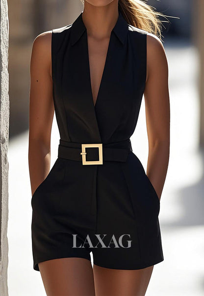 Deep V-Neck Off-Shoulder Mermaid Mother of the Bride Dress Pleated Satin Jumpsuits