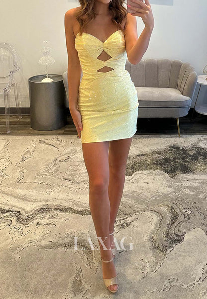 Sweetheart Off-Shoulder Sleeveless Fully Beaded Pleated Cutout Mermaid Party Homecoming Dress