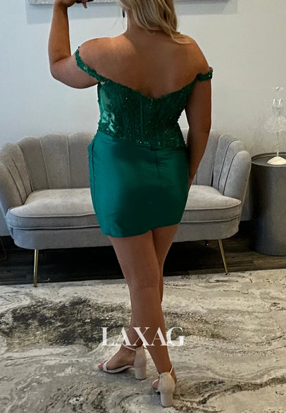 Sweetheart Sleeveless Applique Sequined Pleated Satin Mermaid Party Homecoming Dress