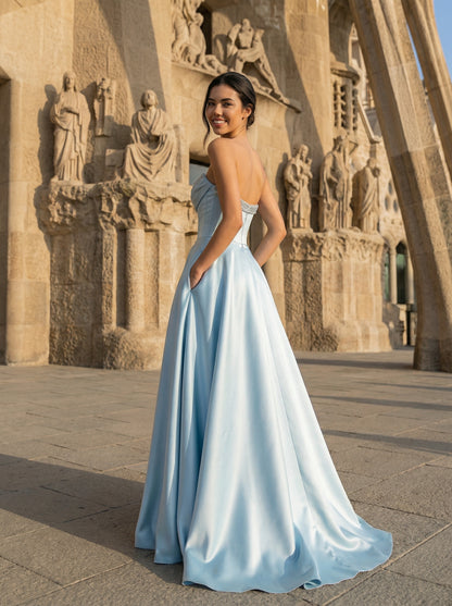 women's a line dress Regency Bridesmaid Sleeveless A-Line Spaghetti Straps Stretch Satin Bridesmaid Dresses With Split Whether you are dressing it for a wedding party Women Rugby Fan Dress South If you're looking