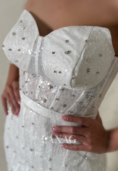 Sweetheart Off-Shoulder Sleeveless Fully Sequined Rhinestone Fitted Party Homecoming Dress