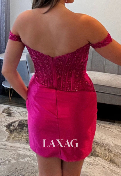 Sweetheart Sleeveless Applique Sequined Pleated Satin Mermaid Party Homecoming Dress