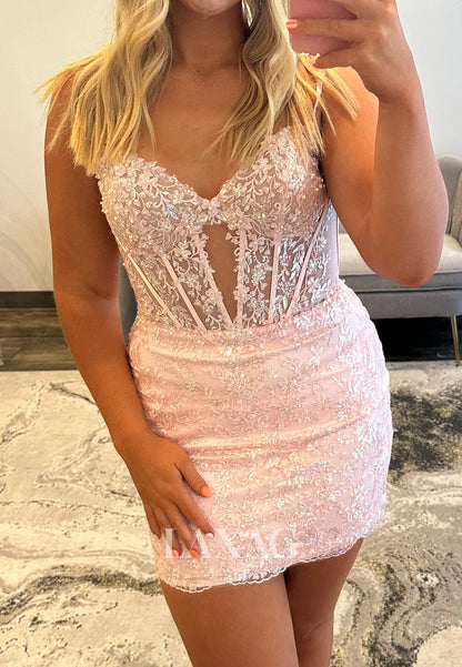 Sweetheart Off-Shoulder Sleeveless Applique Sequined Mermaid Party Homecoming Dress