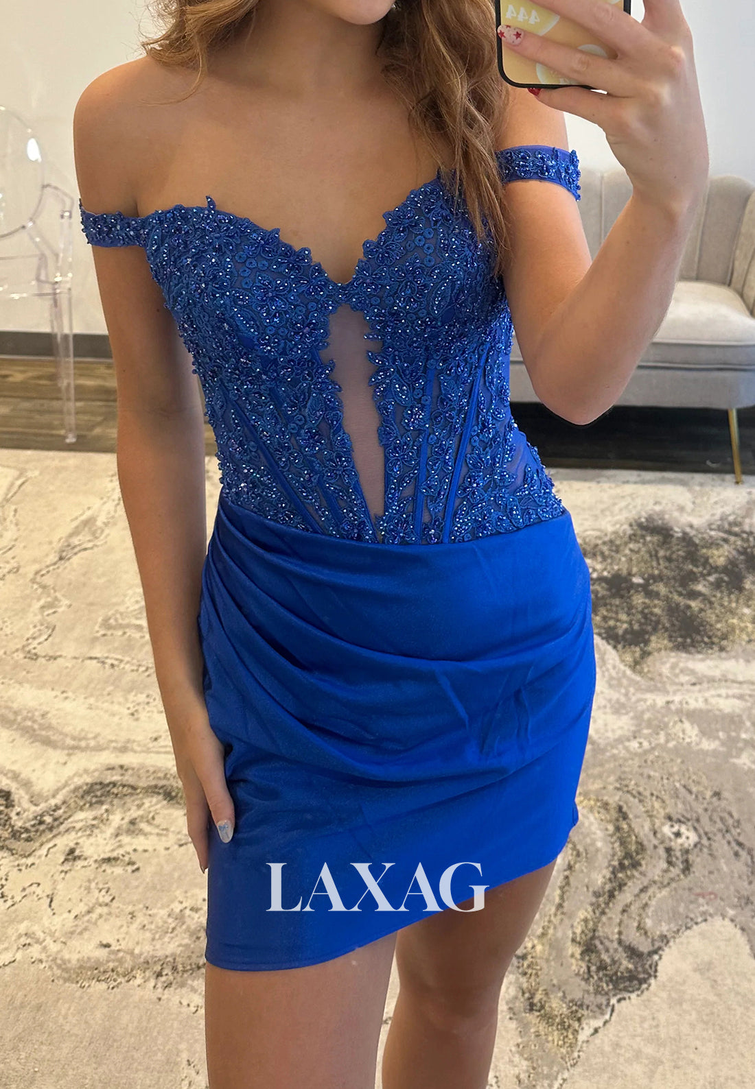 Sweetheart Sleeveless Applique Sequined Pleated Satin Mermaid Party Homecoming Dress