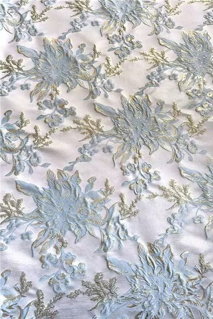 Bateau-Neck Off-Shoulder Sleeveless Floor-Length Jacquard Satin Pleated Mermaid Evening Dress