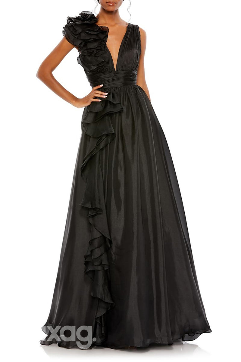 22498 - A-Line -Neck Tulle Elegant Mother of the Bride Dress