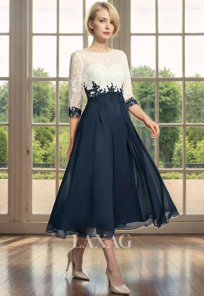 A-Line Off Shoulder Appliques Sequins Elegant Mother of the Bride Dress