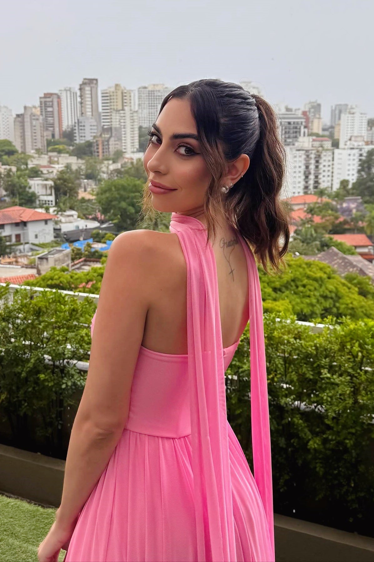 Sweetheart Off-Shoulder Sleeveless Pleated Chiffon High Slit A-Line Prom Dress