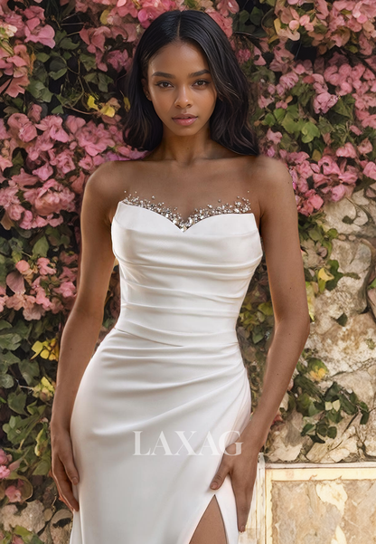 12570 - Dramatic Sexy Empire Sweetheart Mermaid Wedding Dresses