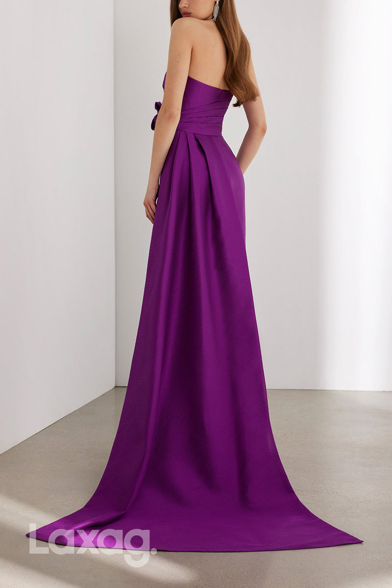 22808 - Strapless Elegant Mermaid Cocktail Party Formal Evening Dress with Train