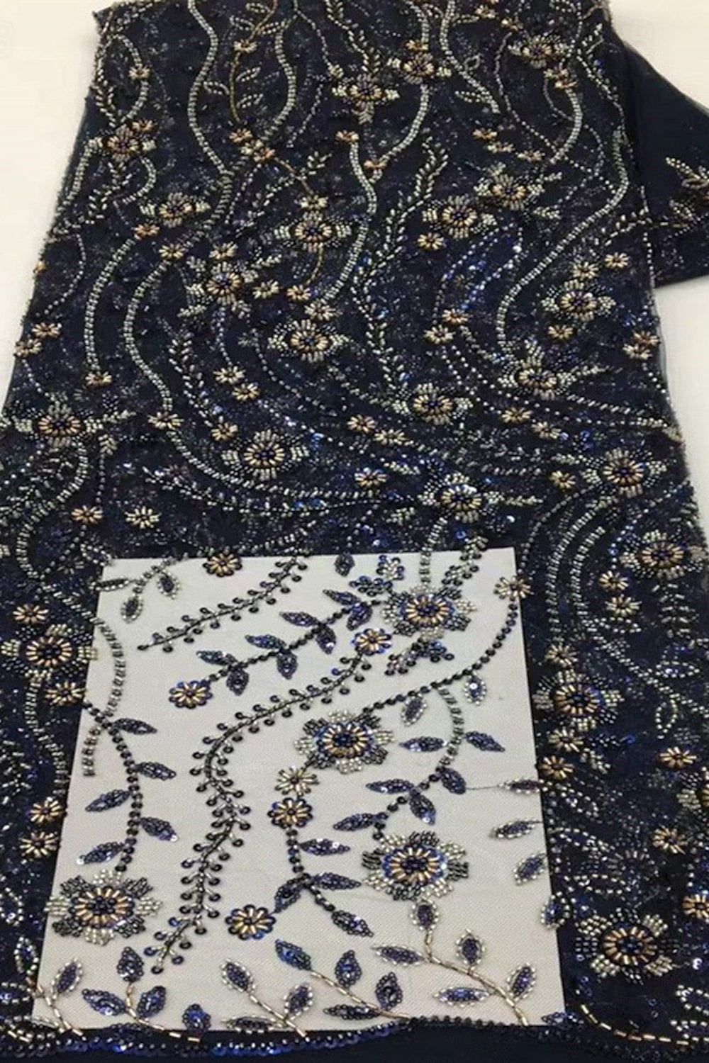 Beaded Cape Overlay Evening Gown