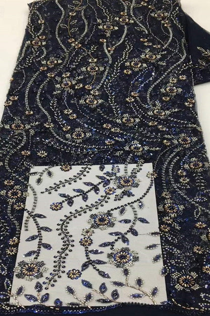 Beaded Cape Overlay Evening Gown