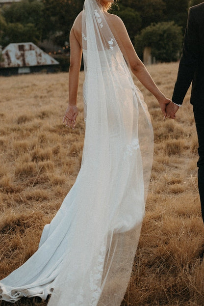 Strapless Corset Fit and Flare Wedding Dress