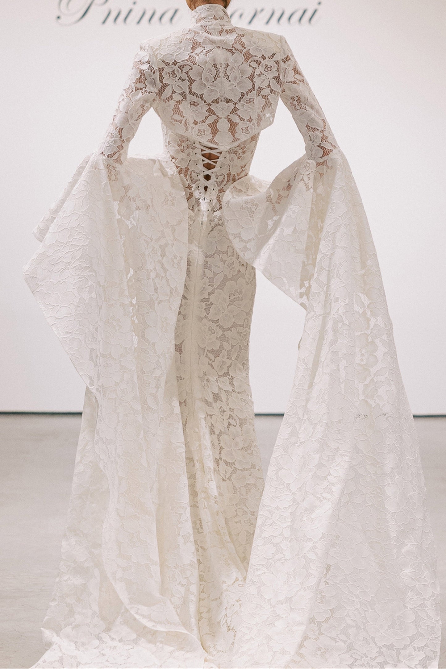 Lace Mermaid Wedding Dress with High-Neck Bolero