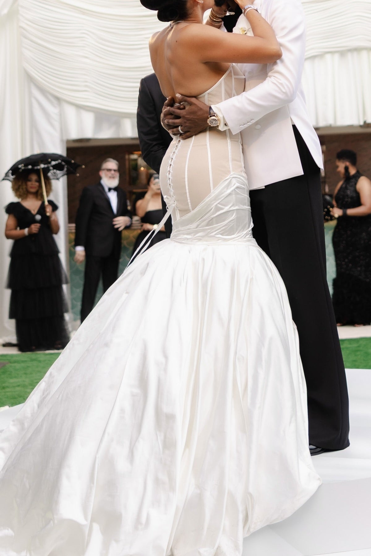Strapless Corset Mermaid Wedding Dress