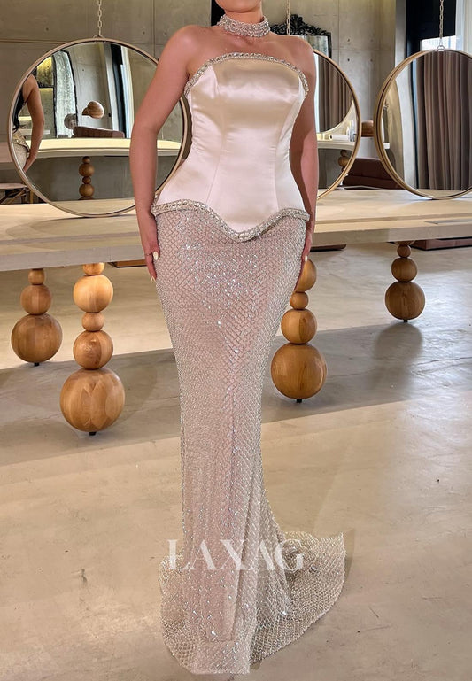 فستان سهرة حورية البحر من التول والساتان، بدون أكمام، بدون أكمام، بدون أكمام، مع قفازات، بدون أكمام، بدون أكمام، بدون أكمام، بدون أكمام، مع قفازات