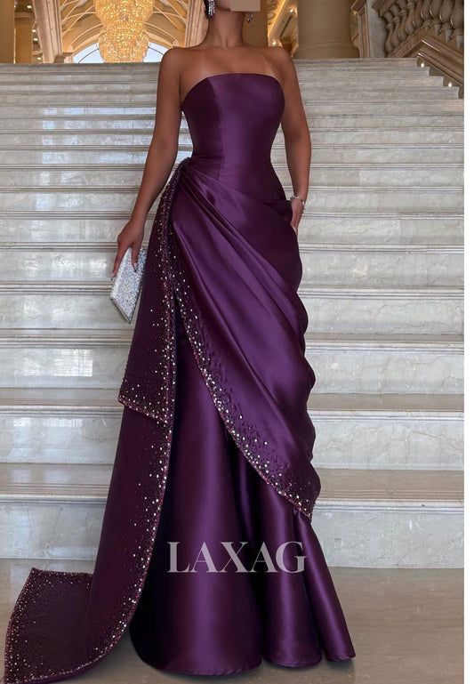 فستان سهرة حورية البحر من التول والساتان، بدون أكمام، بدون أكمام، بدون أكمام، مع قفازات، بدون أكمام، بدون أكمام، بدون أكمام، بدون أكمام، مع قفازات