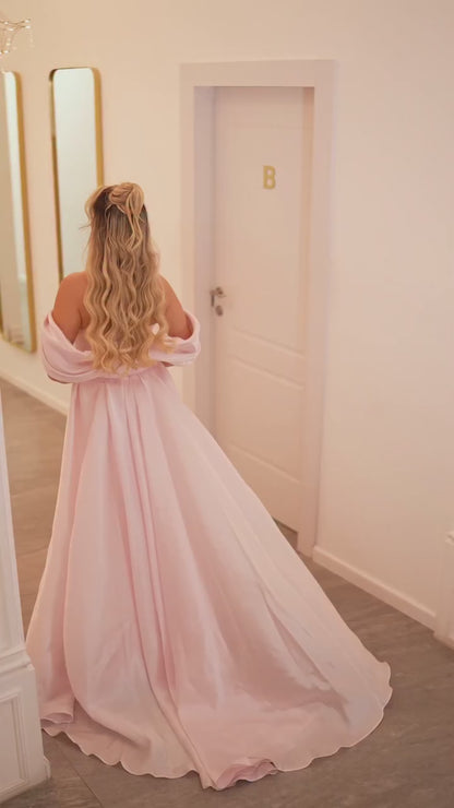 Tube Top Sleeveless Mermaid Prom Dress Off-Shoulder Sequined Beaded Satin Party Gowns