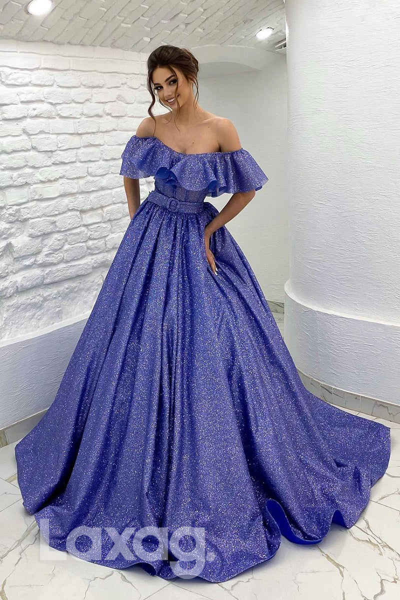 black mermaid off the shoulder prom dress Off-Shoulder Formal Gown: Rina Di Montella RD3254 / 4 Wild Wild West featuring an off Size:11.5 -12 USA (45 EU) Clarisse 811145 - Long